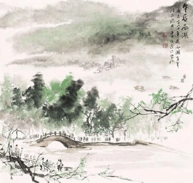 西湖烟雨酿诗魂
